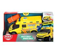 Dickie Toys 203713019 Iveco Daily Ambulanza Gialla 18 cm