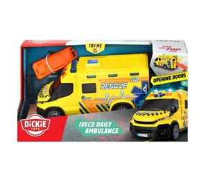 Dickie Toys 203713019 Iveco Daily Ambulanza Gialla 18 cm