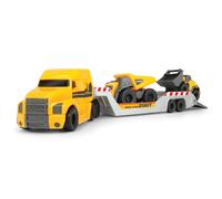 Dickie Toys 203725005 Volvo Micro Builder Truck Toy Vehicle, Yellow/Grey