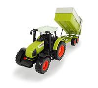 Dickie Giocattoli 203739000 - Claas Ares 836 Marzo Set - Trattore con Rimorchio