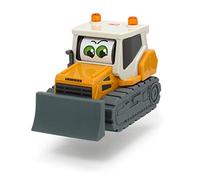 Dickie Toys 203812002 Happy Rolling Eyes, veicolo con occhi che si muovono per i più piccoli, Fendt mietitrebbia, Volvo rullo, Liebherr Bulldozer, 3 tenendo. Modelli, 16 cm