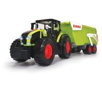 Dickie Toys 7/203739004 Traktor Claas Farm Tractor & Trailer, Single, Multicolou
