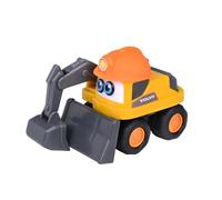 Dickie Toys ABC - Veicolo da cantiere Volvo Builder Team (12 cm) a partire da 1 anno - Auto giocattolo con effetto movimento, giocattolo per neonati e bambini dai 12 mesi, 3 pezzi, selezione casuale