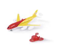 Dickie Toys - Aeroplano da soffitto (18 cm) "Sky Flyer a batteria con sospensione per la coperta giocattolo per bambini dai 3 anni in su, multicolore