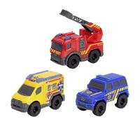 Dickie: Micro Rescue Force - veicoli di emergenza, 1:36, 3 pezzi