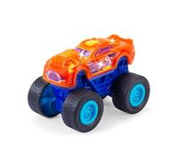 Dickie Toys - Beat Crusher Monster truck con cambio di luce e musica (17 cm) - Auto da carica a partire dai 3 anni con ritiro e pneumatici in gomma, auto giocattolo per bambini, batterie incluse