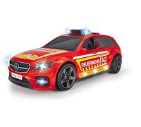 Dickie Toys - Camion dei pompieri Mercedes AMG E43 (30 cm) - auto motorizzata dei vigili del fuoco con luce e suono - per bambini dai 3 anni in su