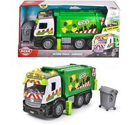 Dickie Toys Action Camion della spazzatura con luci e suoni 26 cm, dai 3 anni in