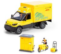 Merchandising Dickie Toys: Dhl Delivery Set Cm.25 Con Personaggio E Accessori
