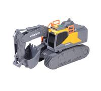 Dickie Toys - Escavatore cingolato Volvo, 23 cm, Escavatore con luce integrata, Effetti sonori, Ruote girevoli, Veicolo da costruzione per bambini a partire da 3 anni (203723008)