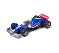 Dickie Toys Formula Racer Team Speed - 1:24 Auto giocattolo con luce e suono, frizione e ruote in gomma - 23 cm - Try Me