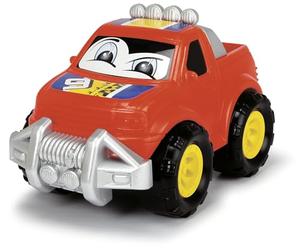 Dickie Toys Happy Runner, auto giocattolo per bambini a partire da 1 anno, Off Roader, auto giocattolo, luce e suono, 6 gradi.