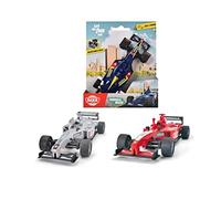 Dickie Toys Macchina da corsa formula Racer 14 cm, scala 1:32, 3 modelli disponibili: argento, blu o rosso (203341035)