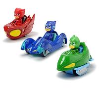 Majorette Pj Masks Gift Pack con 3 Veicoli in Die Cast Action Figure Idea Regalo