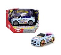 Dickie Toys - Mercedes-Benz Classe E Streets'n beatz, 203765008, +3 Anni, cm 23,5, Marcia avanti, Funzione Spinning, luci e Suoni