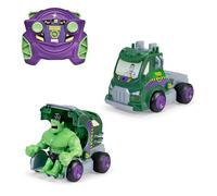 Dickie Toys - Radio Control Hulk Smash-Up, in scala 1:24, Veicolo telecomandato con Trasformazione da camion a Hulk, +5 anni, 203224000