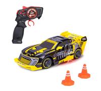 Dickie Toys - RC Audi S1 E-Tron Quattro Drift Car 1:24 - 2,4 GHz, 4WD, Drift, Illuminazione LED da Pavimento - Ricarica USB - Auto telecomandata RTR
