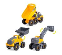 Dickie Toys Set Di Veicoli Da Cantiere Volvo 26 Cm 3 Unità