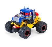 Dickie Toys - Sharp Eagle Monster truck a partire dai 3 anni (18 cm) - Mack Trucks camion come camion mostro con luce e suono fresco, auto giocattolo per bambini con frizione e pneumatici in gomma
