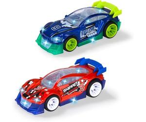 Dickie Toys - Streets N BEATZ Midnight Racer 14cm, motore pull-back, luci e musica, 2 modelli assortiti, non è possibile scegliere la versione al momento dell'acquisto 203762005