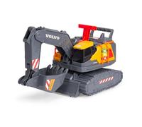 Dickie Toys - Volvo Escavatore Power Excavator (30 cm) - Escavatore giocattolo per bambini dai 3 anni in su, con ruota libera, controllo leva, luce e suono, adatto come giocattolo di sabbia, batterie
