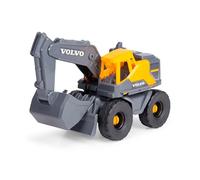 Dickie Toys - Volvo Escavatore Tough (26 cm) - Escavatore a pala giocattolo per bambini dai 3 anni in su, con ruota libera, braccio mobile e pala, adatto come giocattolo di sabbia