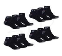 Dickies 12 Paia WORK SNEAKERS Sneaker Socks Calze da lavoro a bassa Vita Calzini da ginnastica Calzini da lavoro donne uomini Calze di lavoro basso formato 39-50, 12 Coppie Nero, 43-46