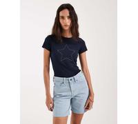 Dickies - 1993 - Pantaloncini di jeans azzurri da 7"-Blu W34