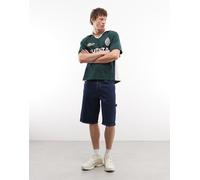 Dickies - 1993 - Pantaloncini di jeans indaco scuro da 28 cm-Blu W28