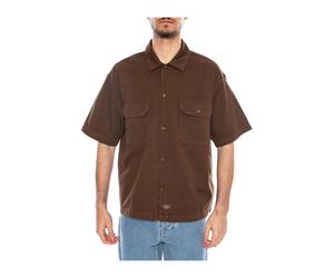 Dickies - 247 GD Work Shirt SS - - Shirts - Uomo - Marrone - M