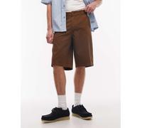 Dickies - 247 - Pantaloncini da lavoro marrone chiaro da 13" W38