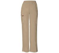 Dickies 81006 - Pantaloni Pull-on da Uomo con 7 Tasche, Elastico in Vita con Chiusura a Bottone, Cachi Scuro, XL