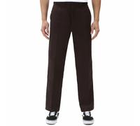 Dickies 874 Pantaloni Da Lavoro Uomo Stoffa Pantaloni Casual Marrone Scuro NUOVO