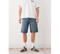 Dickies - 993 - Jeans corti azzurri da 11 pollici-Blu W31