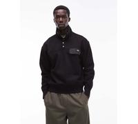 Dickies - APAC - Maglione nero con abbottonatura parziale 2XL