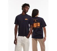 Dickies - Apison - T-shirt color blu navy scuro con stampa grafica sul retro 2XL