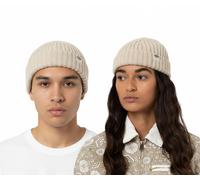 Dickies berretto cappello con risvolto a coste Lockwood beanie misto lana Panna