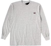Dickies Big and Tall - Maglia a maniche lunghe da uomo a girocollo pesante, Grig