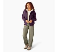 Dickies Bomber in Cotone d'Anatra Sherpa, Prugna, L