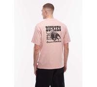 Dickies - Buchtell - T-shirt rosa con stampa sul retro XL