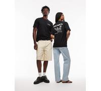 Dickies - Burns - T-shirt nera con grafica sul retro-Nero XL