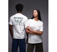Dickies - Burns - T-shirt verde scuro con grafica sul retro S