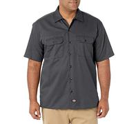 Dickies - Camicia a maniche corte, Uomo, Grigio (Charcoal Grey), Medium (Taglia Produttore: Medium)