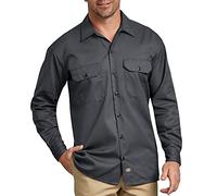 Dickies - Camicia a maniche lunghe uomo, Grigio (Charcoal), M