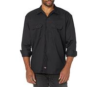 Dickies - Camicia a maniche lunghe uomo, Nero (Black), S