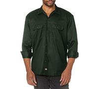 Dickies - Camicia a maniche lunghe uomo, Verde (Hunter Green), L