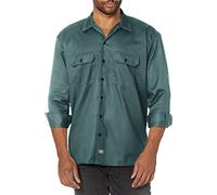 Dickies - Camicia a maniche lunghe uomo, Verde (Lincoln Green), XL