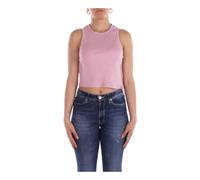 Dickies - Canotta Logo Regular Fit - - Tops - Donna - Rosa - M