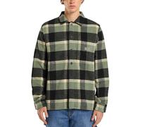 Dickies - Chemise chaude - Plaid Coaling LS Shirt Sea Spray per Uomo in Lana Vergine - Taglia M - Verde