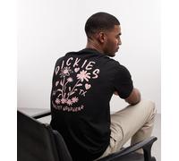 Dickies - Cherry Fork - T-shirt nera con stampa sul retro - In esclusiva per ASOS-Nero XS